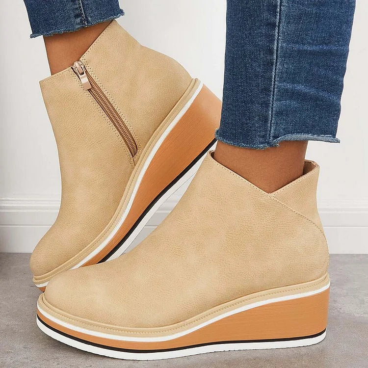 Platform Ankle Boots