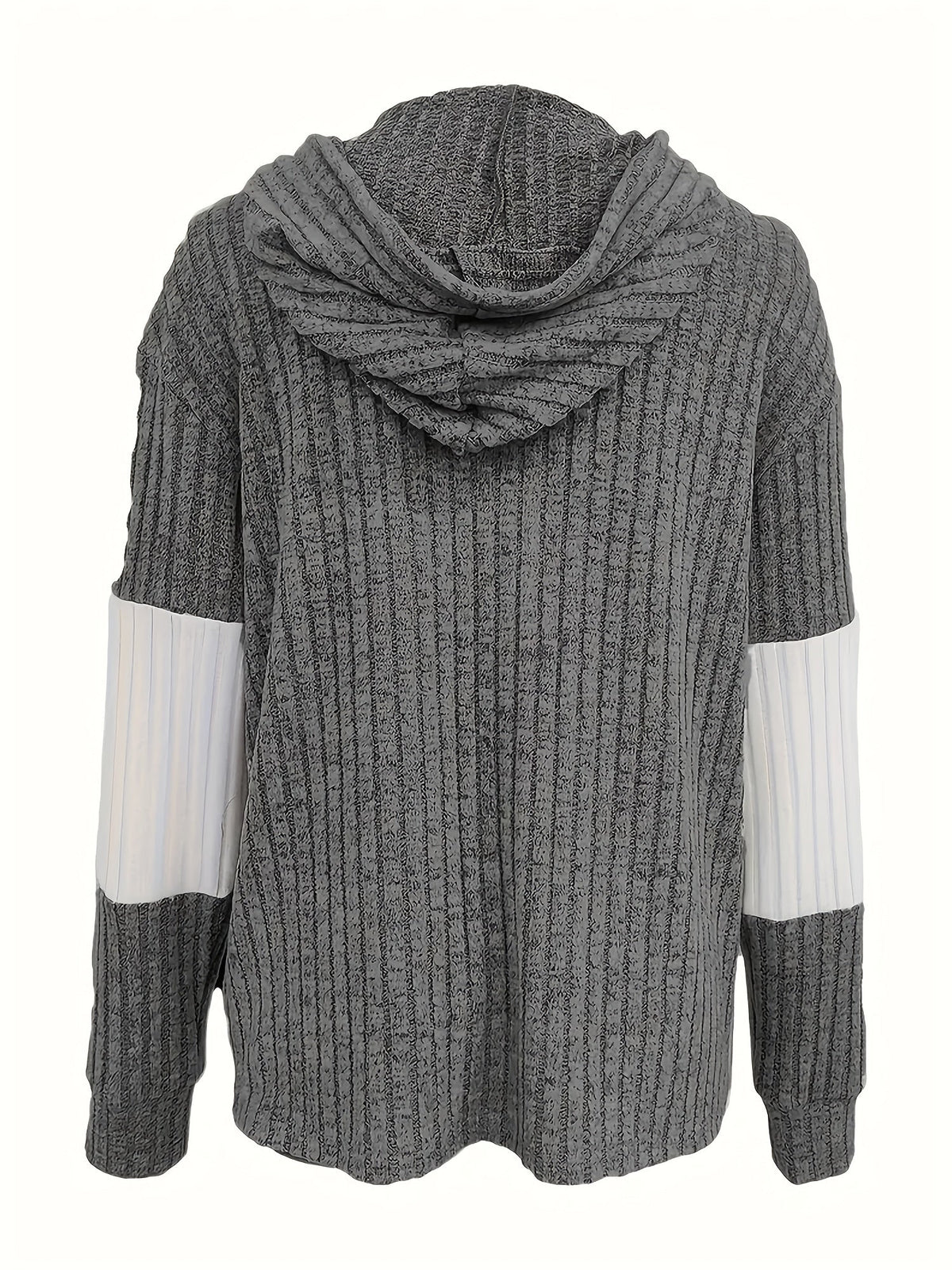 Textured Hooded Zip Jacket
