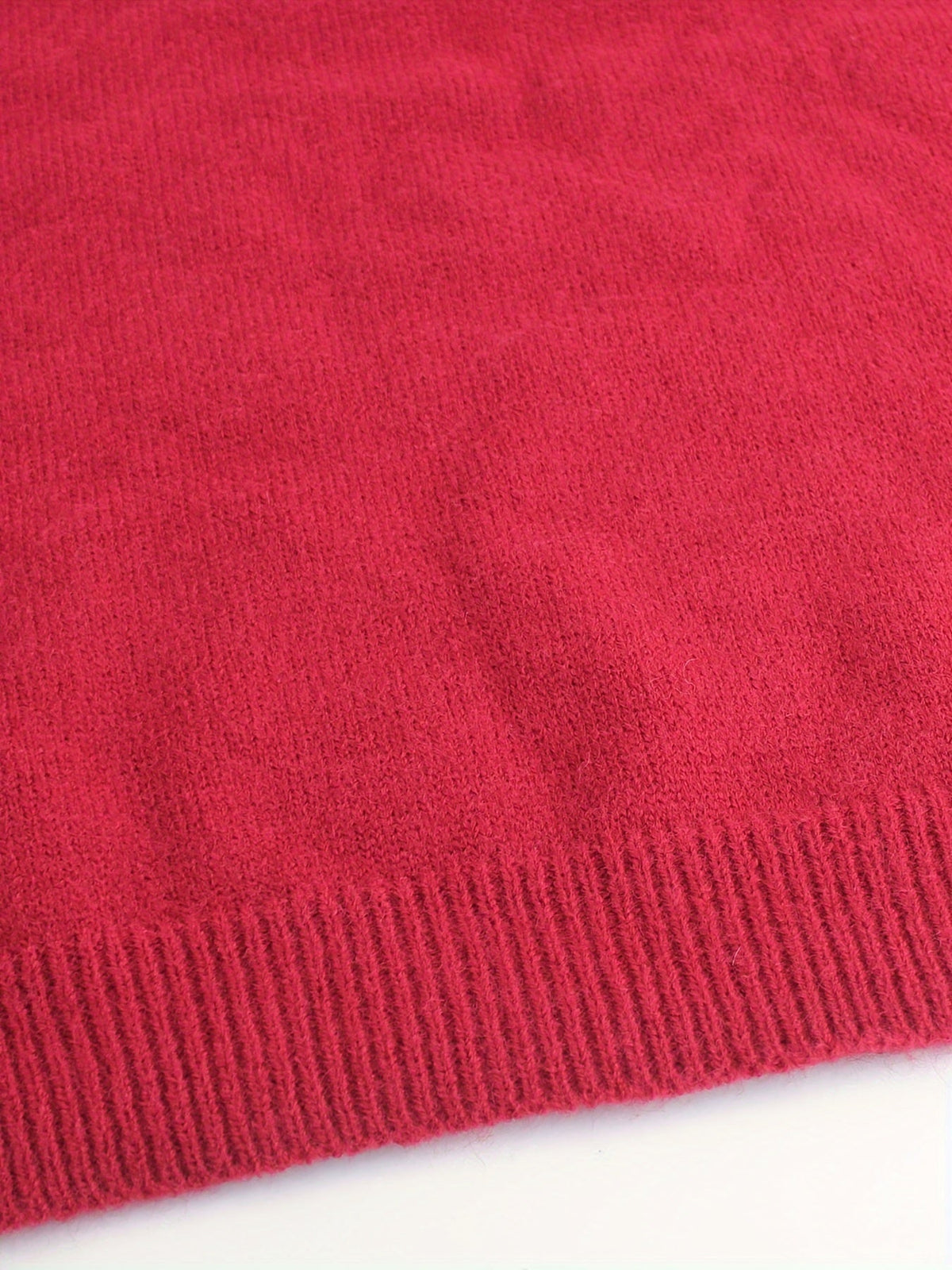 Ribbed Striped-Sleeve Sweater