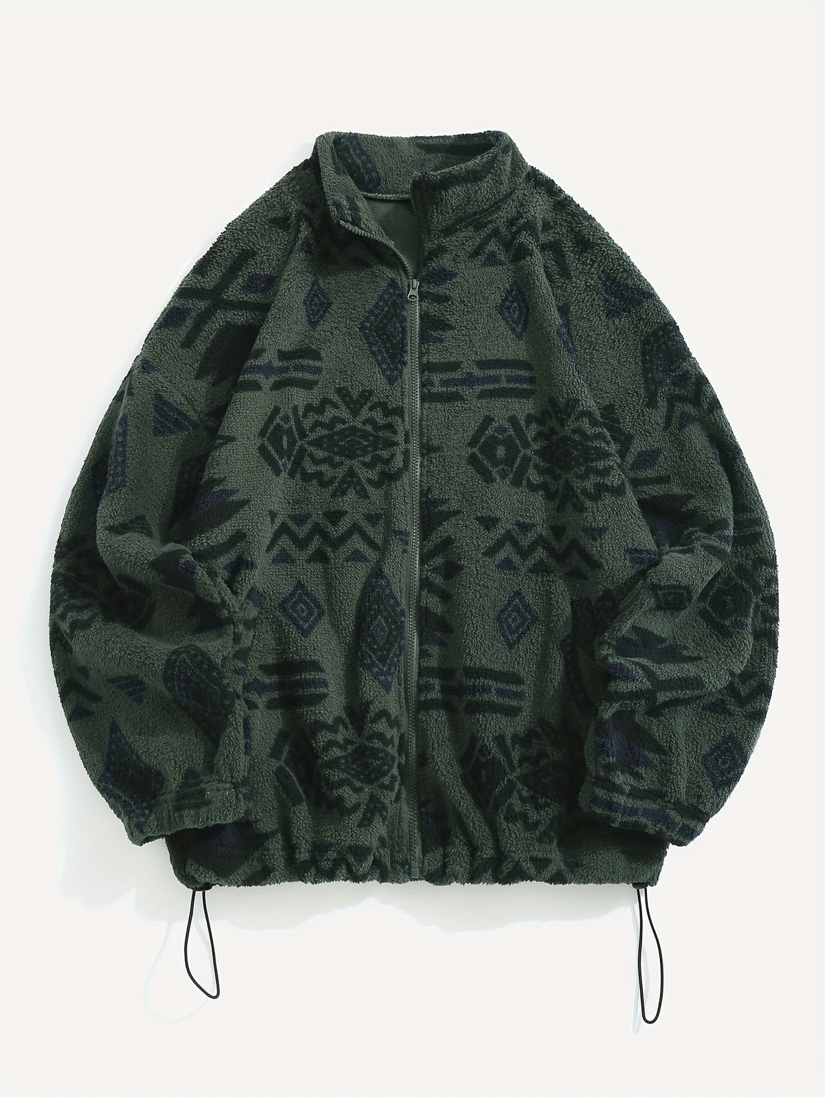 Patterned Zip-Up Jacket