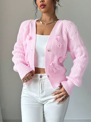Bow-Detail Cardigan