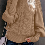 Textured Cable-Knit Sweater