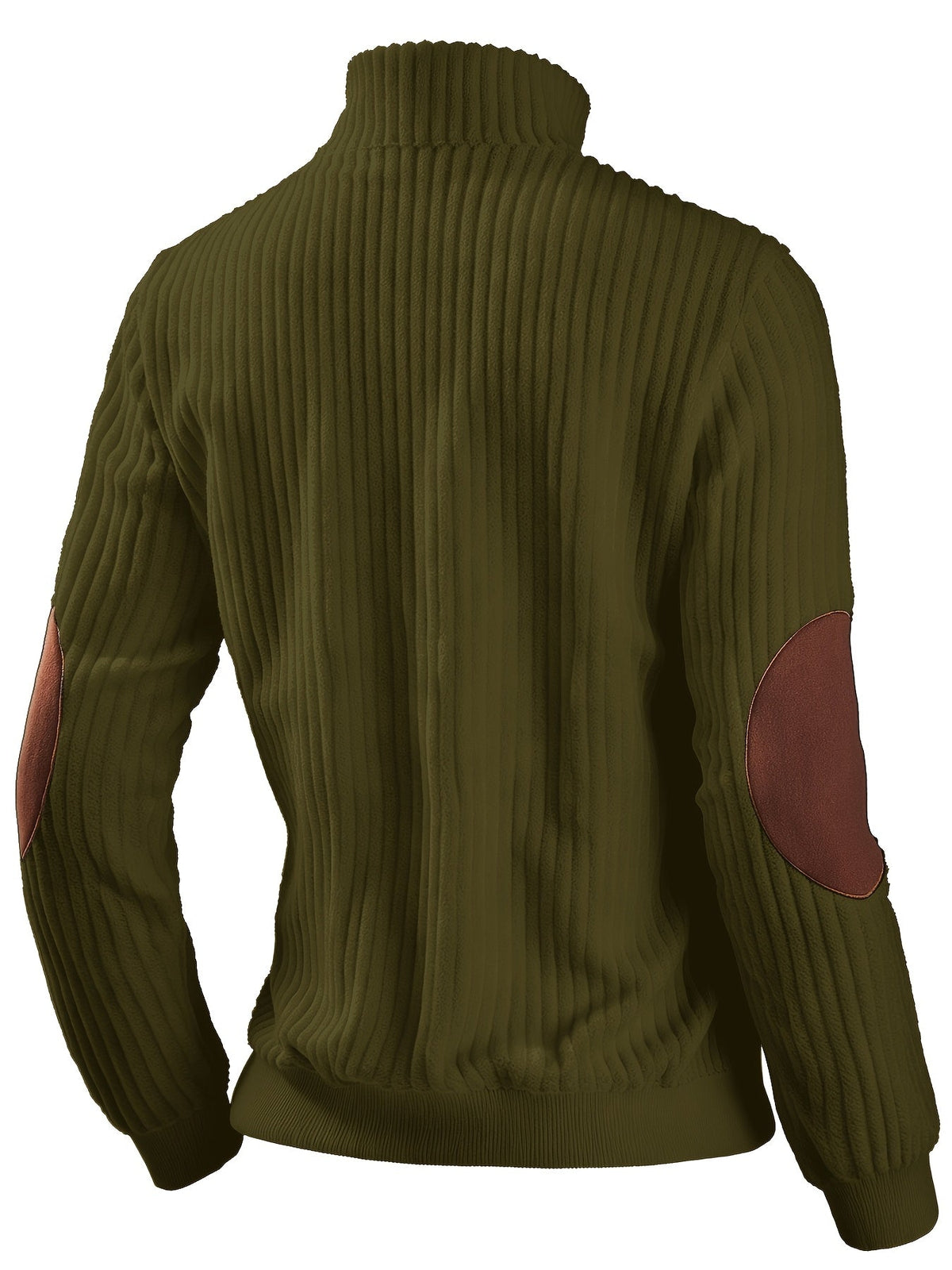 Half-Zip Ribbed Pullover