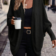 Relaxed Open-Front Cardigan