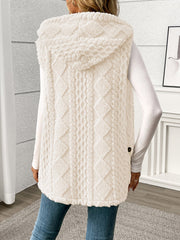 Textured Hooded Gilet