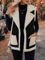 Lined Lapel Gilet