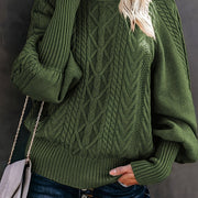 Textured Cable-Knit Sweater