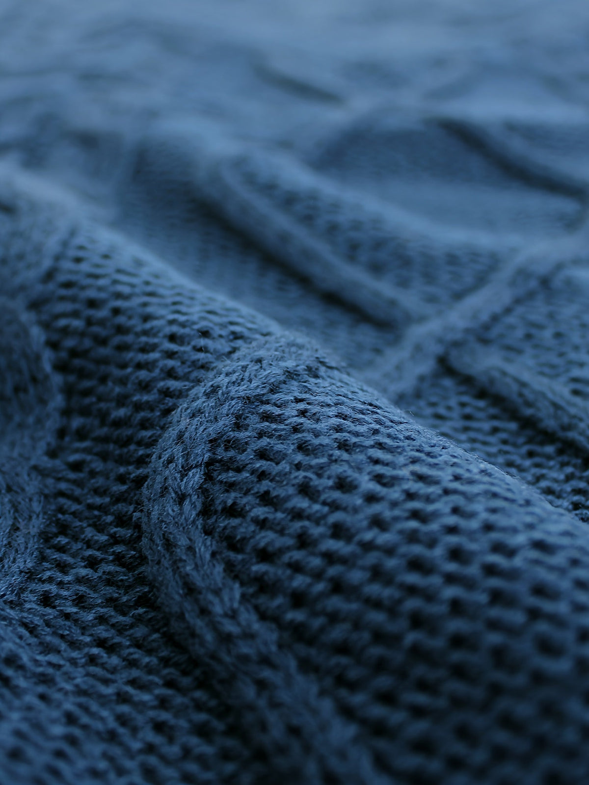 Cable-Knit V-Neck Sweater Vest