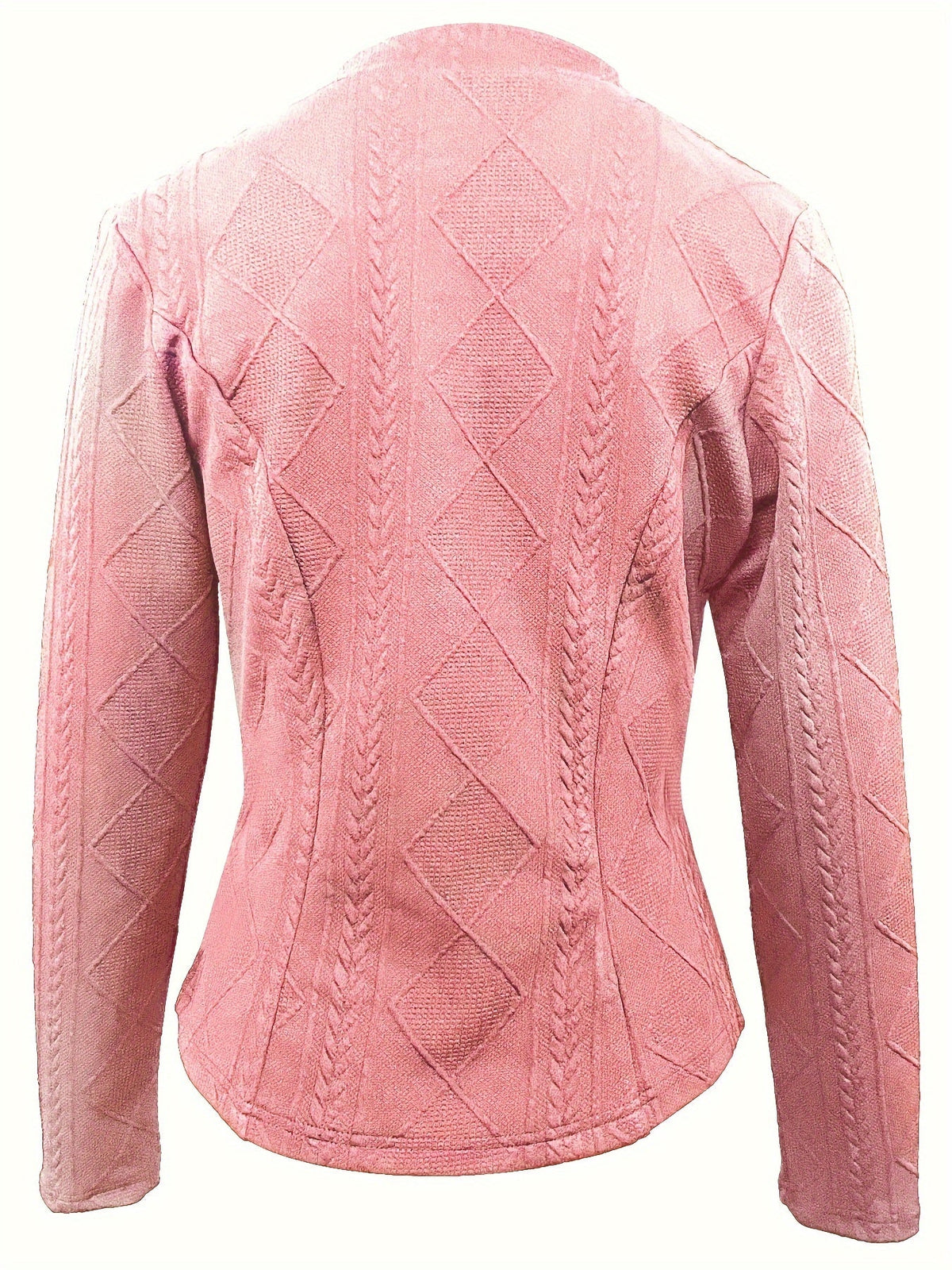 Textured Waist-Detail Jacket