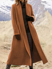 Draped Longline Coat
