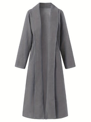 Draped Longline Coat