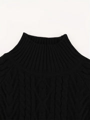 Textured Cable-Knit Sweater