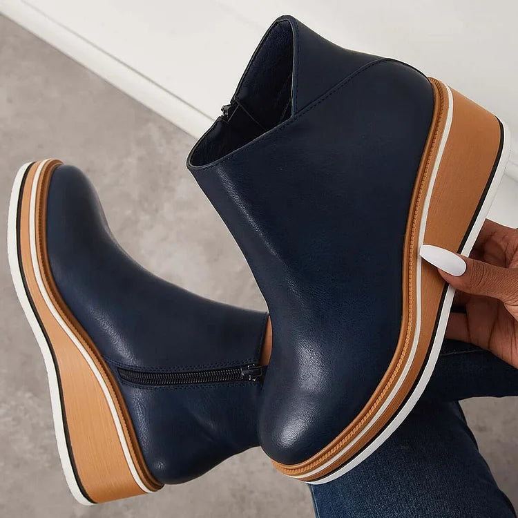 Platform Ankle Boots