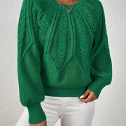 Relaxed Cable-Knit Sweater