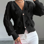 Bow-Detail Cardigan
