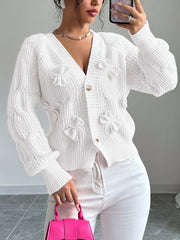 Bow-Detail Cardigan