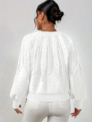 Relaxed Cable-Knit Sweater
