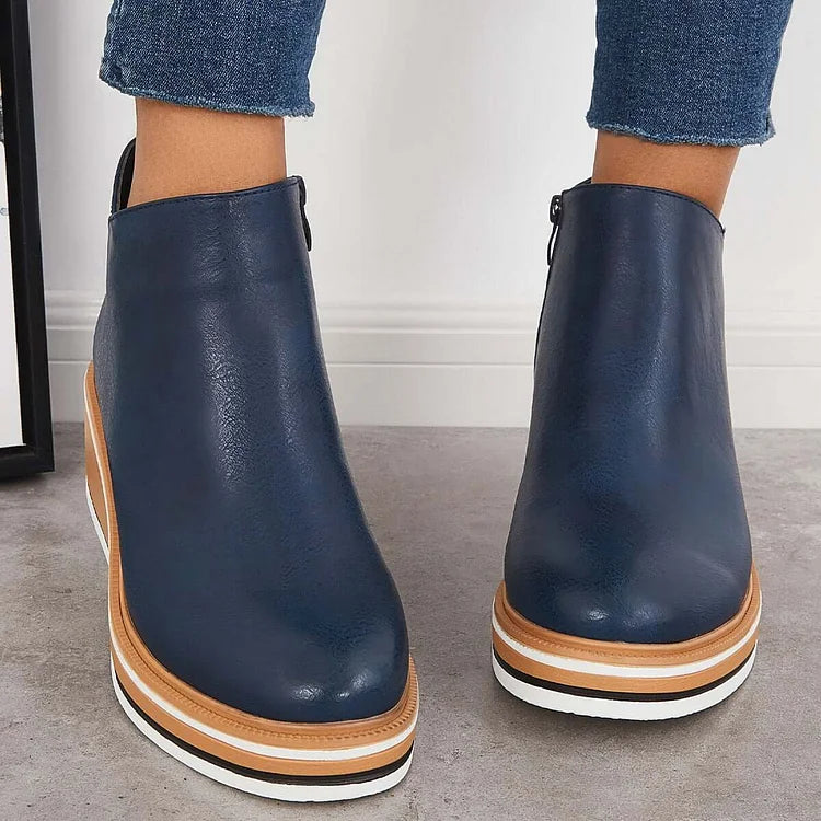 Platform Ankle Boots