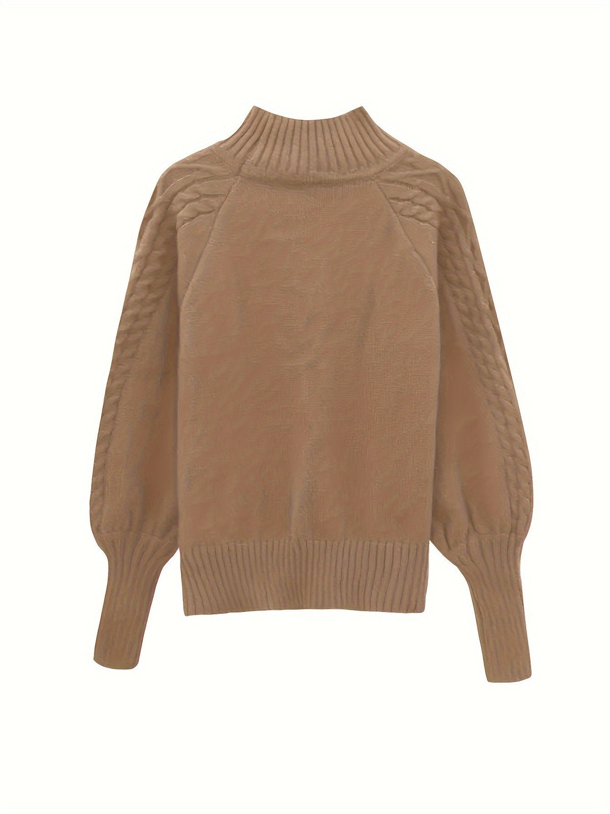 Textured Cable-Knit Sweater