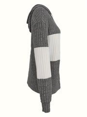 Textured Hooded Zip Jacket