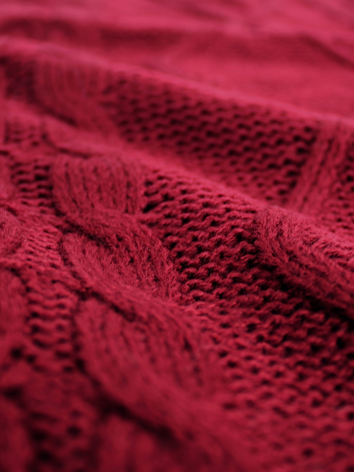 Cable-Knit V-Neck Sweater Vest