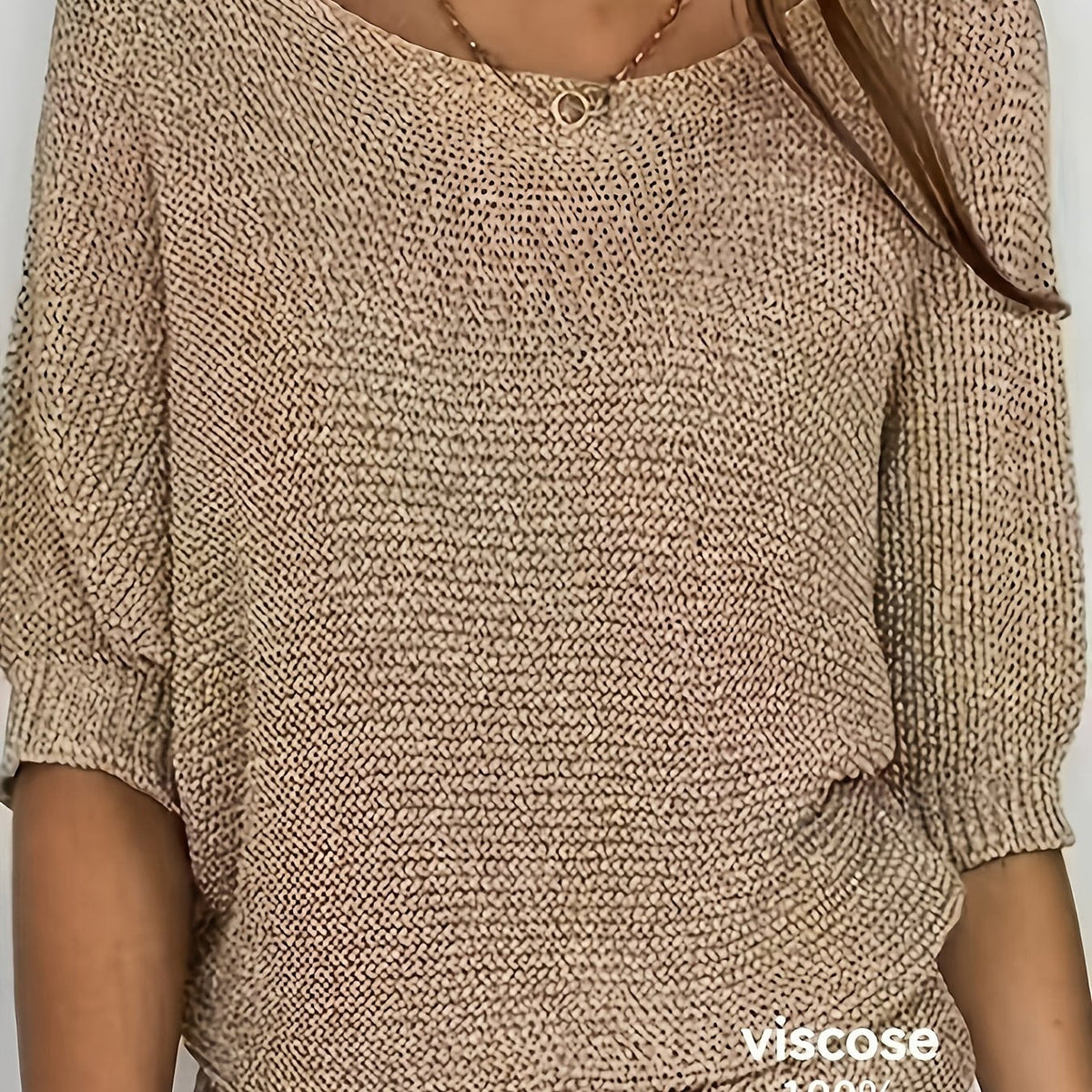 Relaxed Knit Jumper