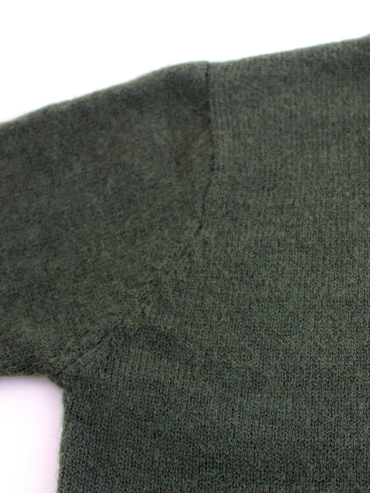Ribbed Striped-Sleeve Sweater