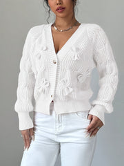 Bow-Detail Cardigan