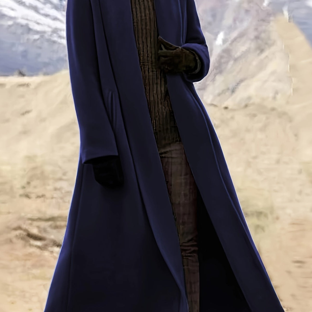 Draped Longline Coat