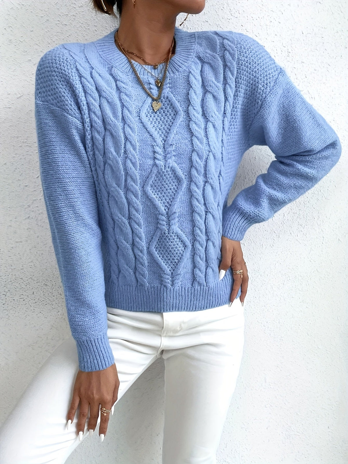 Chunky Cable-Knit Jumper