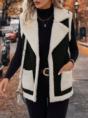 Lined Lapel Gilet