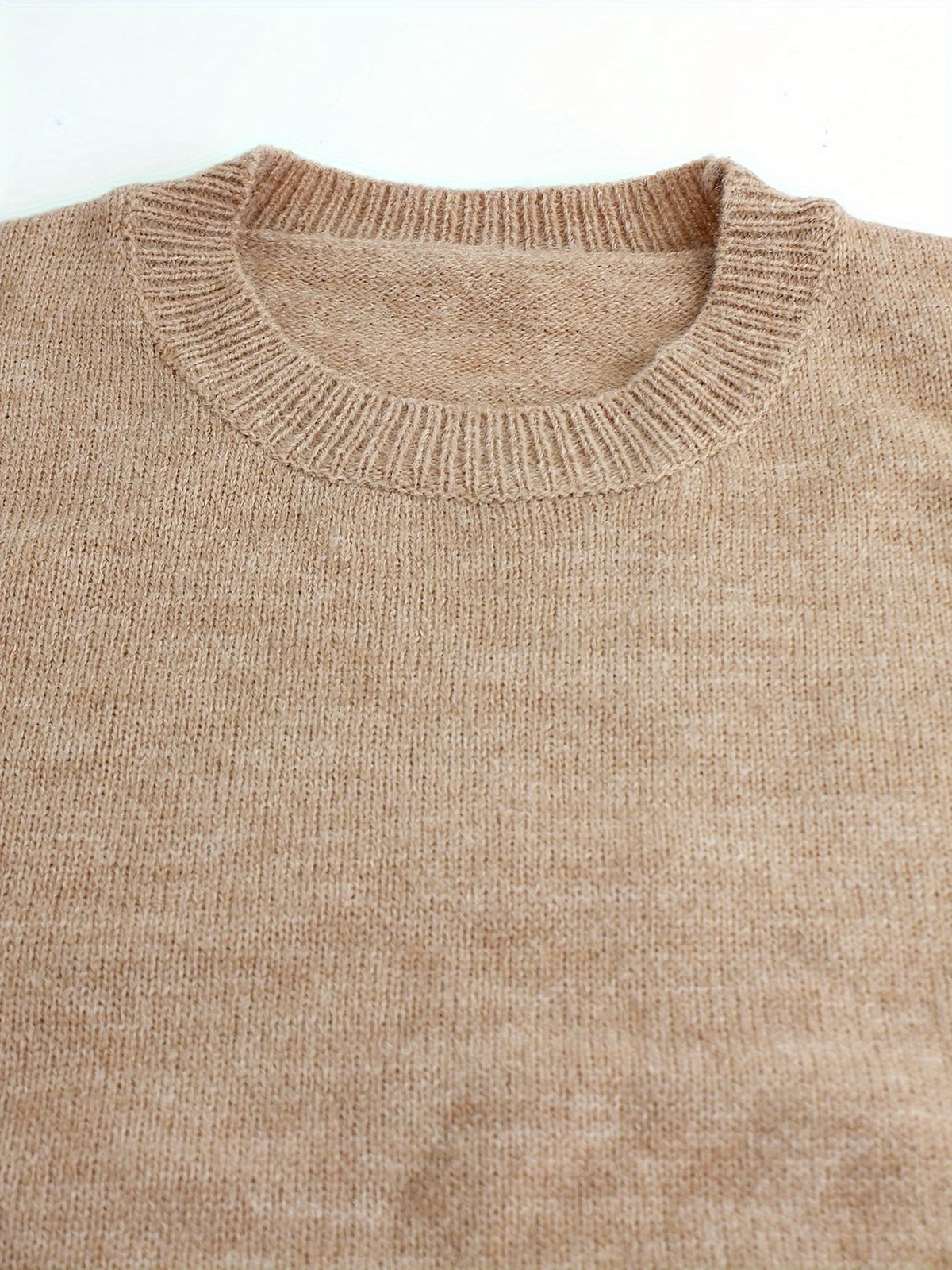 Ribbed Striped-Sleeve Sweater