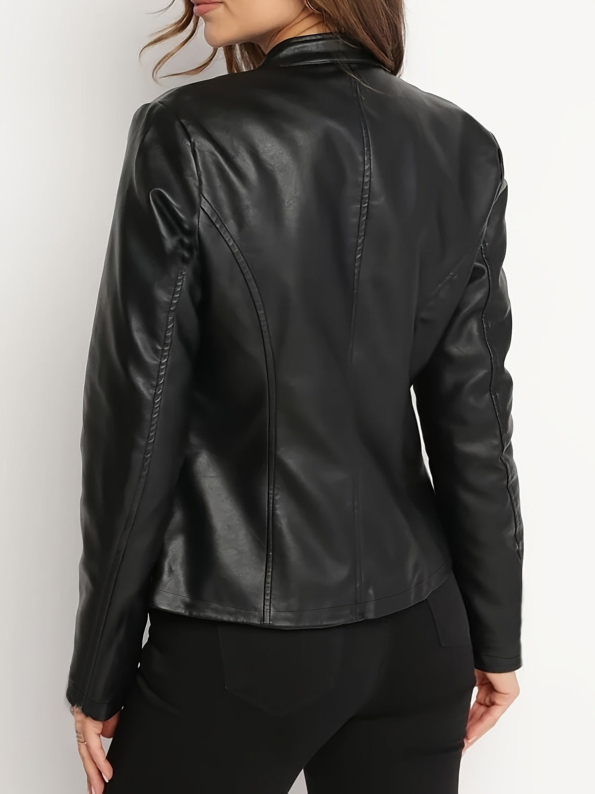 Zip-Up Moto Jacket
