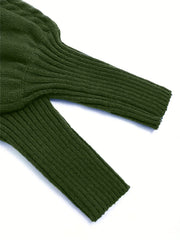 Textured Cable-Knit Sweater