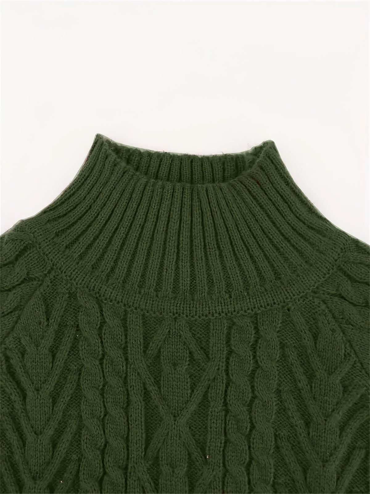 Textured Cable-Knit Sweater