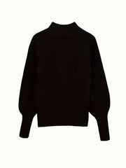 Textured Cable-Knit Sweater