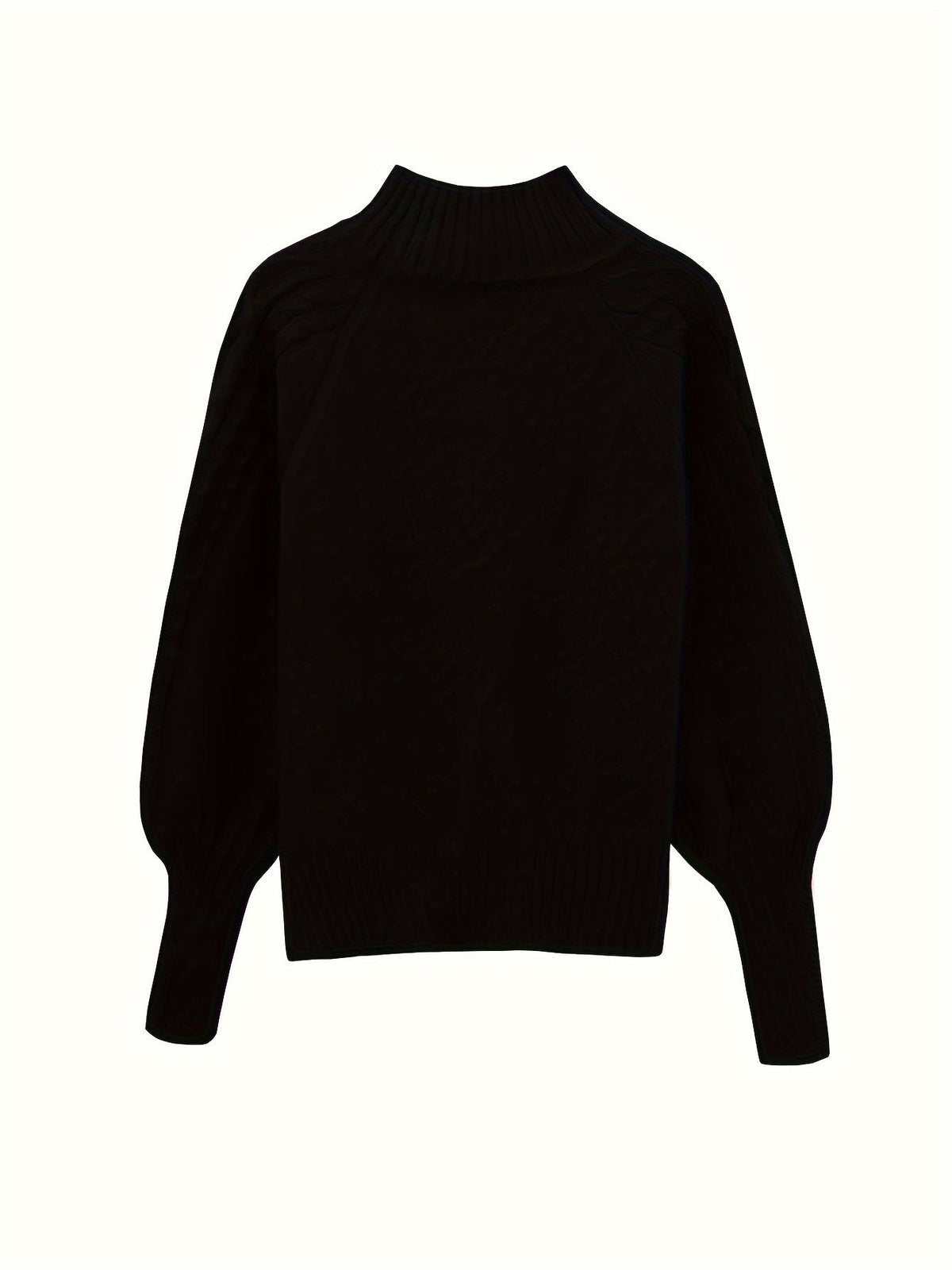 Textured Cable-Knit Sweater