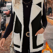 Lined Lapel Gilet