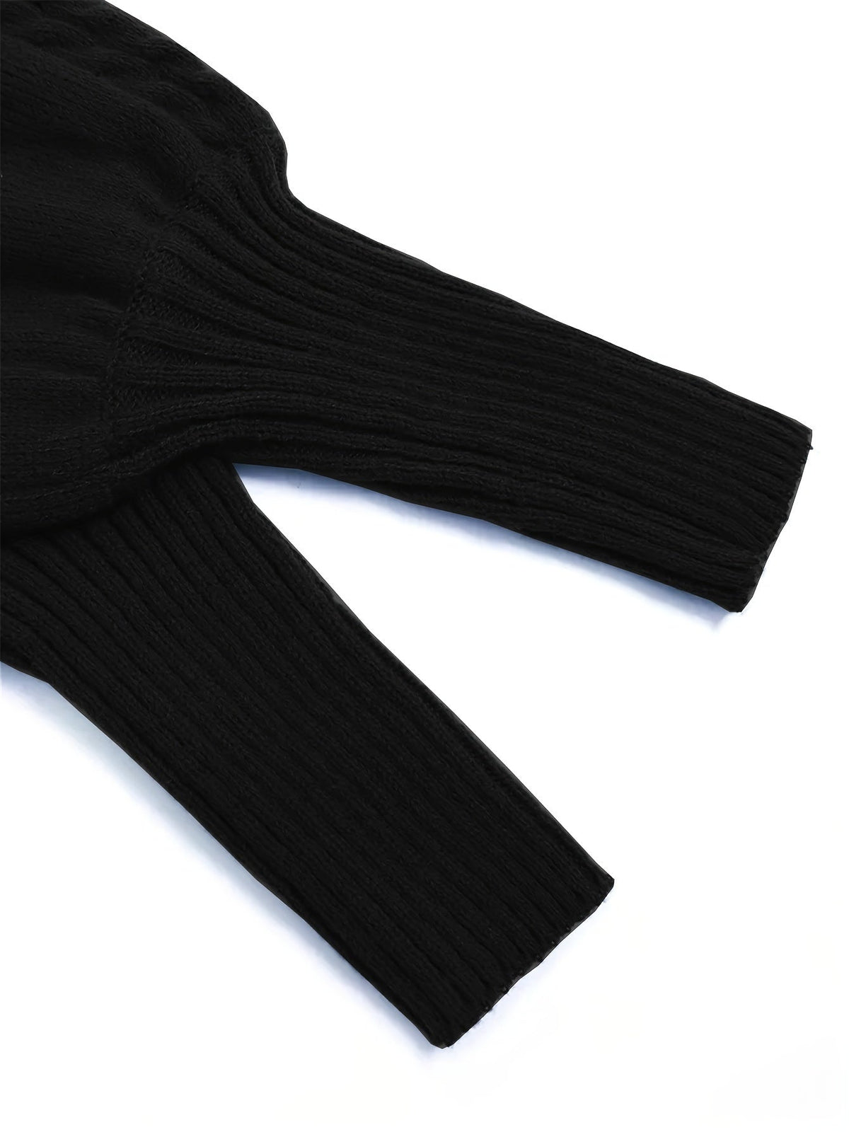 Textured Cable-Knit Sweater