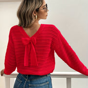 Bow-Detail Knit Jumper