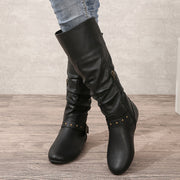 Slouch Buckle Tall Boots