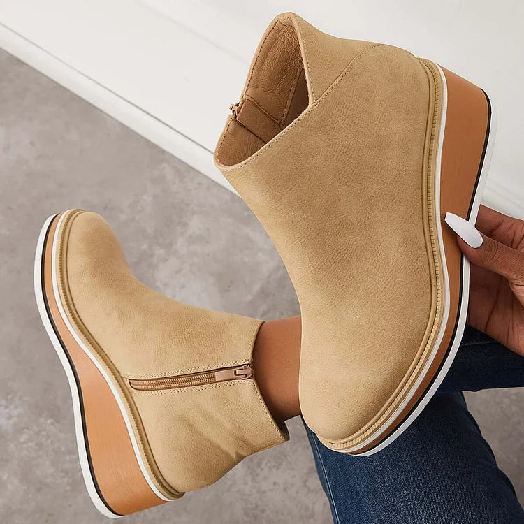 Platform Ankle Boots
