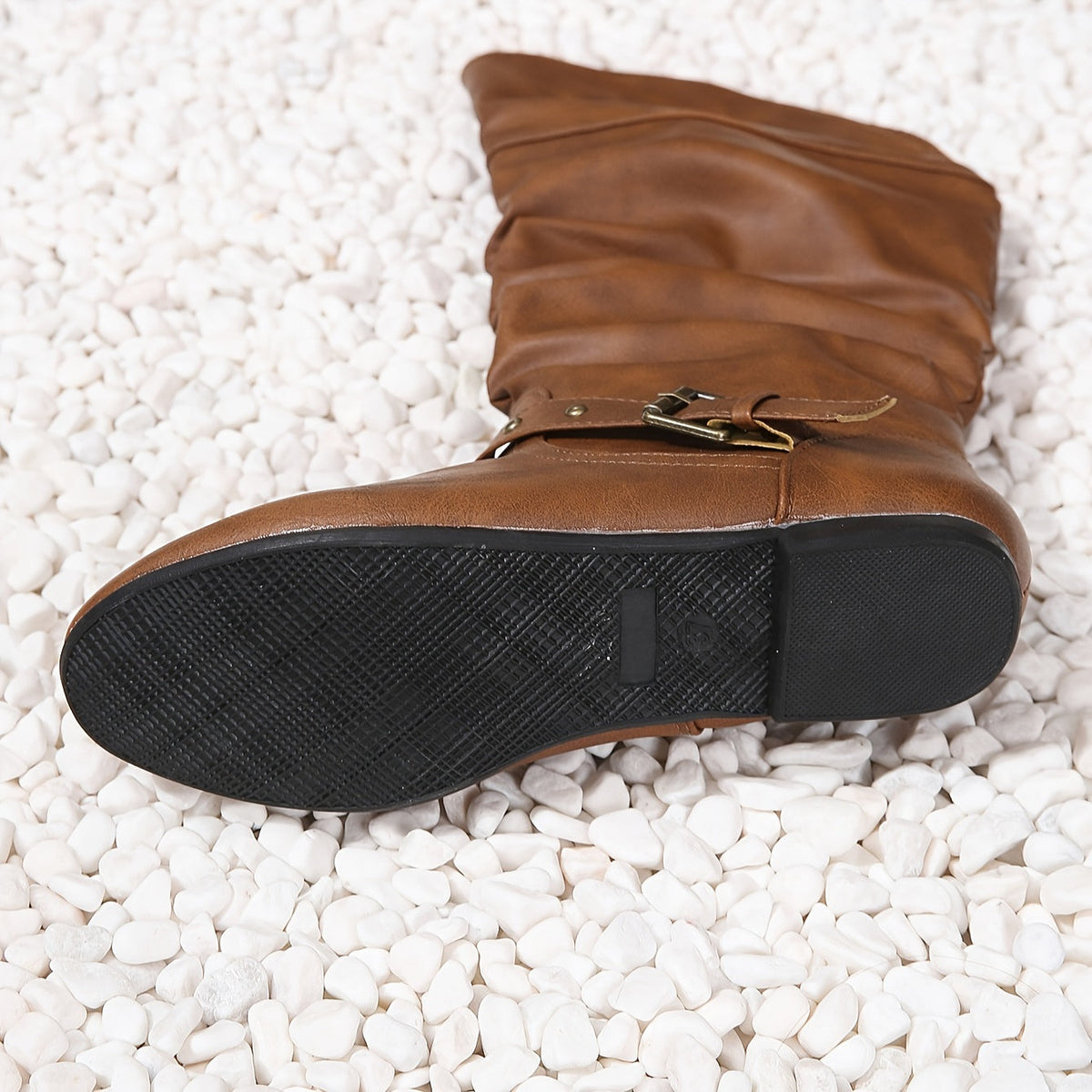 Slouch Buckle Tall Boots