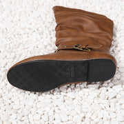 Slouch Buckle Tall Boots