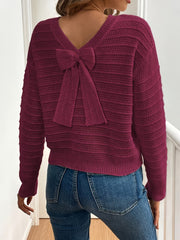 Bow-Detail Knit Jumper