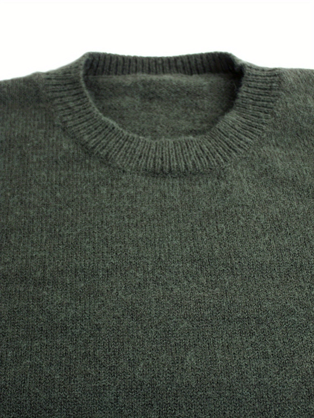 Ribbed Striped-Sleeve Sweater