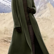 Draped Longline Coat