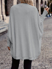 Relaxed Open-Front Cardigan
