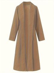 Draped Longline Coat