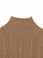 Textured Cable-Knit Sweater